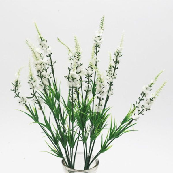 decorative flowers & wreaths bouquet artificial silk lavender fake garden plants flower home decor .
decorative flowers & wreaths bouquet artificial silk lavender fake garden plants flower home decor .