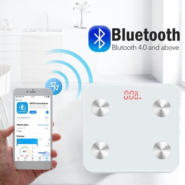 -bodyfat scale digital wifi and bluetooth smart weight bmi 17 scales