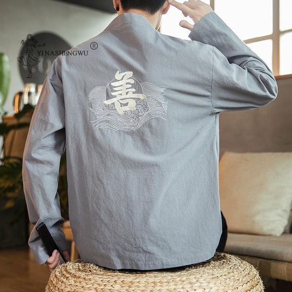 kimono embroidery japanese long sleeve coat costume men harajuku style japan haori cardigan traditional print loose shirt yukata ethnic clot, Red
kimono embroidery japanese long sleeve coat costume men harajuku style japan haori cardigan traditional print loose shirt yukata ethnic clot, Red