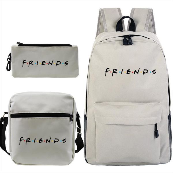 3 pcs set friends backpack prints knapsack for teenagers girls boys travel bagpack children school bags
3 pcs set friends backpack prints knapsack for teenagers girls boys travel bagpack children school bags