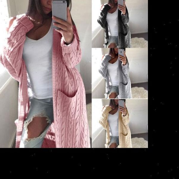 women sweaters long cardigan sweater sleeve loose knitting knitted female pull femme, White;black
women sweaters long cardigan sweater sleeve loose knitting knitted female pull femme, White;black