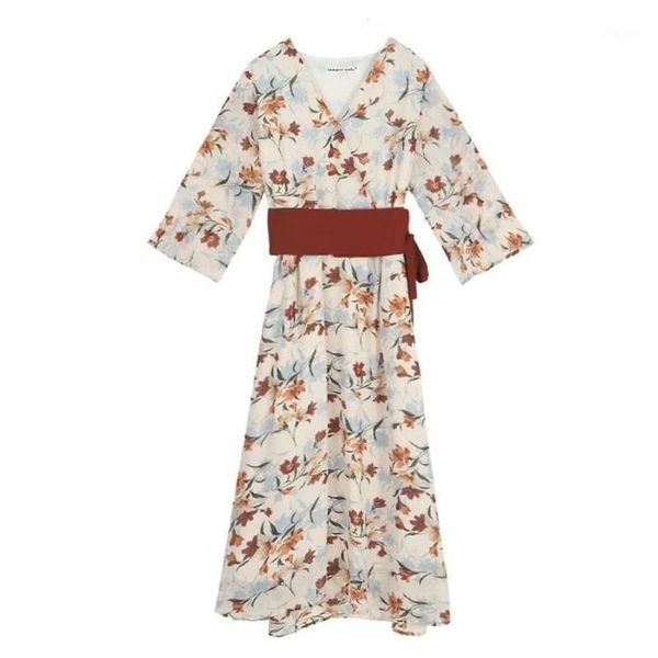 casual dresses de japan style 2021 spring women chiffon sashes long dress v-neck flare sleeve floral print ladies elegant kimono woman, Black;gray
casual dresses de japan style 2021 spring women chiffon sashes long dress v-neck flare sleeve floral print ladies elegant kimono woman, Black;gray