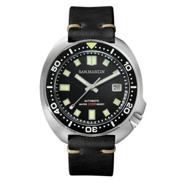 wristwatches san martin sn047g tuna 6105 automatic mechanical men watches sapphire crystal 200m water resistant stainless steel diving watch, Slivery;brown
wristwatches san martin sn047g tuna 6105 automatic mechanical men watches sapphire crystal 200m water resistant stainless steel diving watch, Slivery;brown
