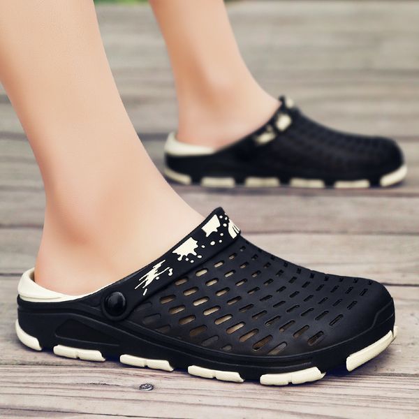 slippers summer korean fashion outdoor wear sandals men's baotou dongdong shoes deodorant sandals beach shoes, Black
slippers summer korean fashion outdoor wear sandals men's baotou dongdong shoes deodorant sandals beach shoes, Black