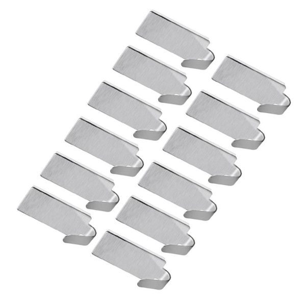 hooks & rails 24 pcs stainless steel strong adhesive hangers wall mounted coat hook traceless hanger for bathroom kitchen
hooks & rails 24 pcs stainless steel strong adhesive hangers wall mounted coat hook traceless hanger for bathroom kitchen