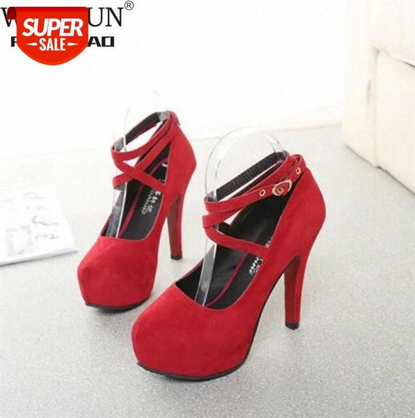 shoes woman pumps cross-tied ankle strap wedding party platform dress women high heels suede ladies big 42 #7d05, Black
shoes woman pumps cross-tied ankle strap wedding party platform dress women high heels suede ladies big 42 #7d05, Black