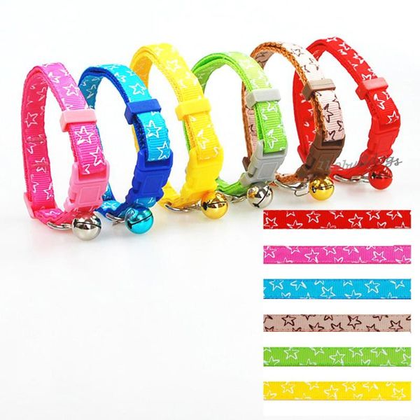 dog collars & leashes fashion nylon pet collar star printed puppy cat necklace small with bell
dog collars & leashes fashion nylon pet collar star printed puppy cat necklace small with bell