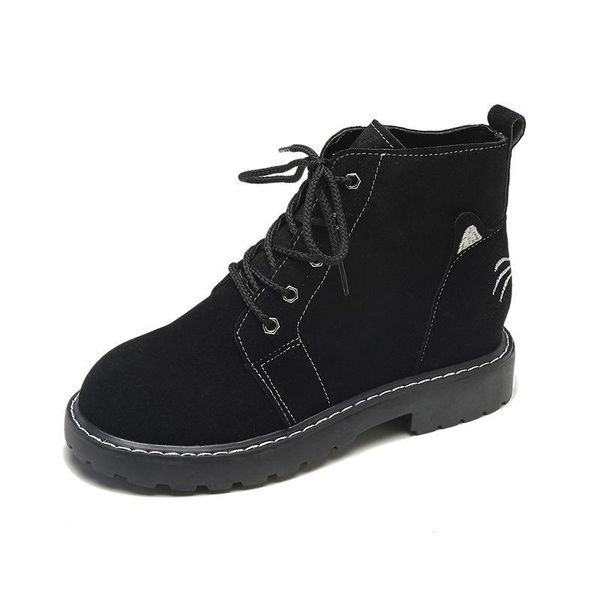 boots fashion women's shoes in autumn and winter 2021 casual frosted lace up low thick heel short, Black
boots fashion women's shoes in autumn and winter 2021 casual frosted lace up low thick heel short, Black