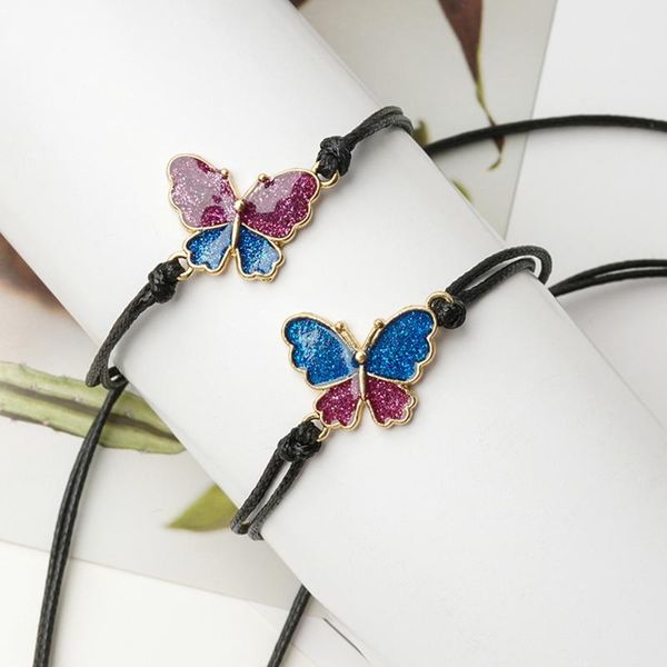 charm bracelets brand butterfly women girlfriend sister gift charms drop oil butterfy bracelet jewelry accessories, Golden;silver
charm bracelets brand butterfly women girlfriend sister gift charms drop oil butterfy bracelet jewelry accessories, Golden;silver