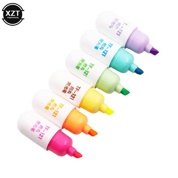 highlighters 6 pcs mini cute colorful marker painting key color pen egg fuorescent stationery office supplies, Black;red
highlighters 6 pcs mini cute colorful marker painting key color pen egg fuorescent stationery office supplies, Black;red