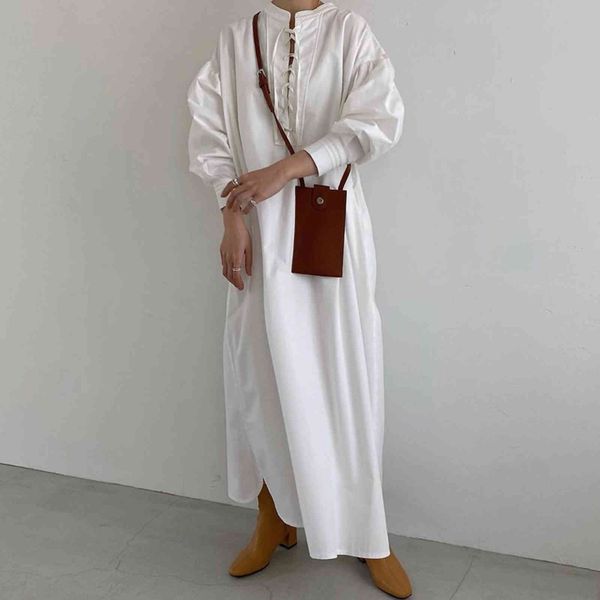 casual dresses reversible japan long sleeve white shirt dress elegant women office work wear lace up autumn oversize korean maxi nid0, Black;gray
casual dresses reversible japan long sleeve white shirt dress elegant women office work wear lace up autumn oversize korean maxi nid0, Black;gray