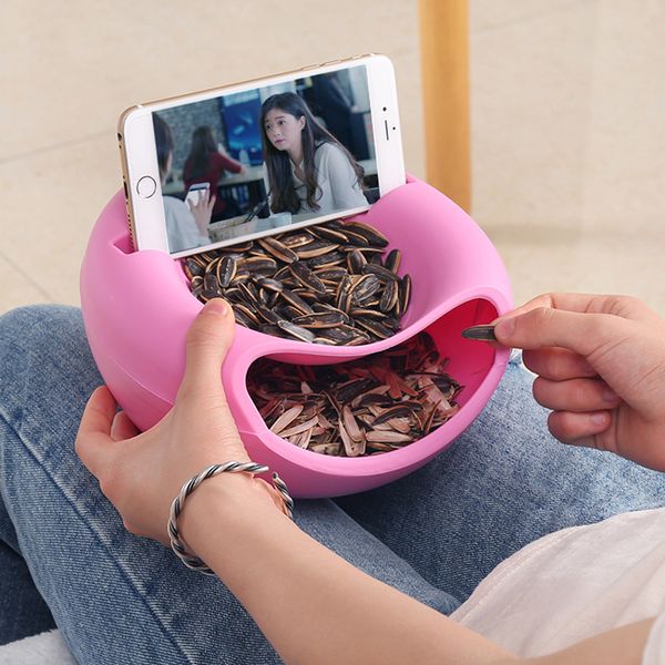1 pc modern living room creative shape lazy snack bowl plastic double layers melon seeds storage box bowl dried fruit tray plate
1 pc modern living room creative shape lazy snack bowl plastic double layers melon seeds storage box bowl dried fruit tray plate