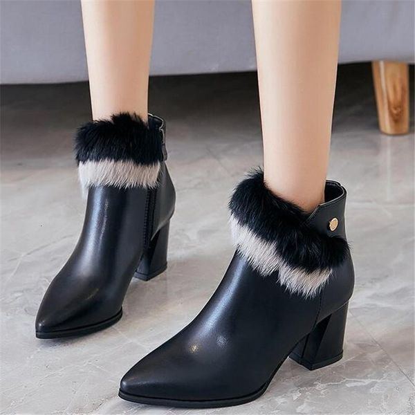 boots riding women winter solid color plus velvet warm thick heel women's side zipper fashion shoes kd0f, Black
boots riding women winter solid color plus velvet warm thick heel women's side zipper fashion shoes kd0f, Black