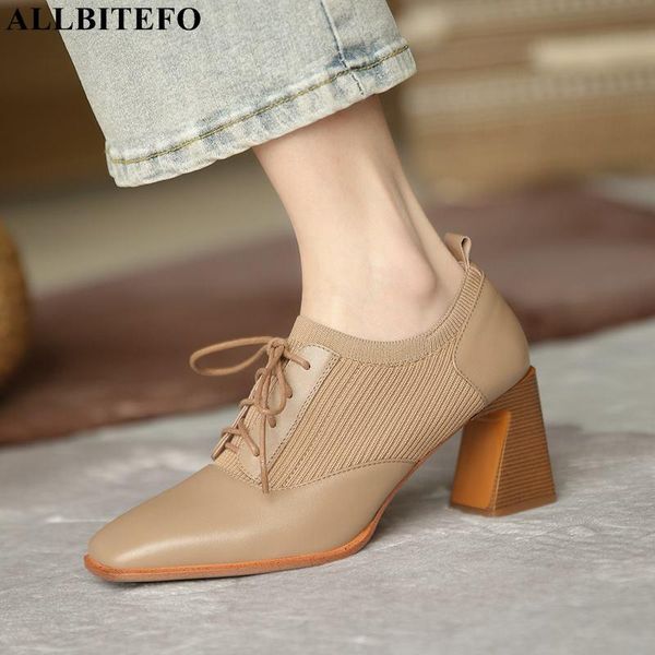 dress shoes allbitefo genuine leather brand heels women thick office ladies tacones mujer, Black
dress shoes allbitefo genuine leather brand heels women thick office ladies tacones mujer, Black