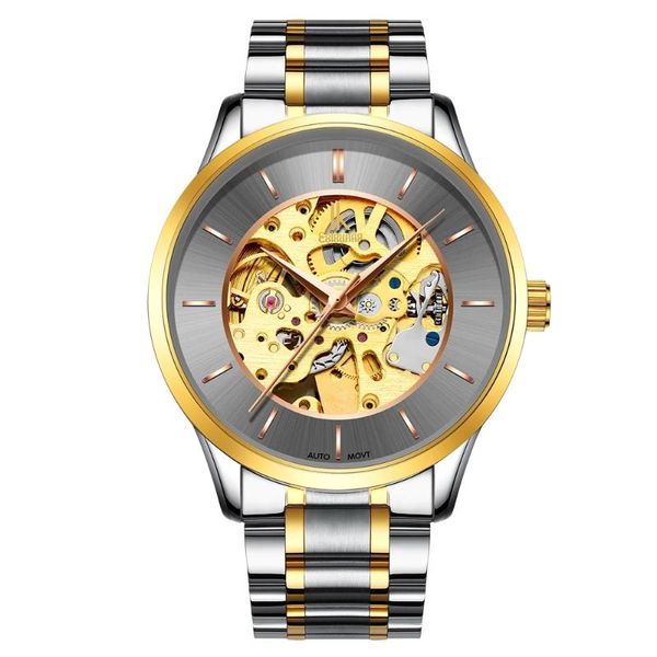wristwatches reloj hombre ik colouring luxury men's sapphire perspective self-winding mechanical watch waterproof 3bar sports, Slivery;brown
wristwatches reloj hombre ik colouring luxury men's sapphire perspective self-winding mechanical watch waterproof 3bar sports, Slivery;brown
