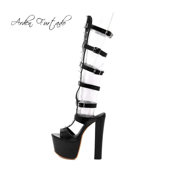 arden furtado 2021 summer high heels chunky peep toe gladiator fashion sandals platform women's shoes size 40, Black
arden furtado 2021 summer high heels chunky peep toe gladiator fashion sandals platform women's shoes size 40, Black