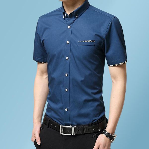 men's casual shirts 2021 summer short-sleeved shirt trendy korean business work non-iron clothing, White;black
men's casual shirts 2021 summer short-sleeved shirt trendy korean business work non-iron clothing, White;black