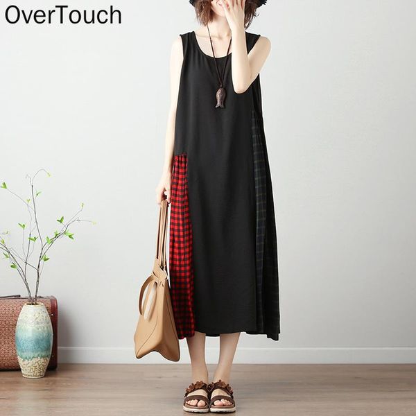 casual dresses women dress summer plus size femme vintage black sundress sleeveless linen plaid spliced lady elegnat vestido long 2021, Black;gray
casual dresses women dress summer plus size femme vintage black sundress sleeveless linen plaid spliced lady elegnat vestido long 2021, Black;gray