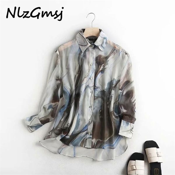 autumn women elegant panting print shirts long sleeve office ladies work wear blouses 210628, White
autumn women elegant panting print shirts long sleeve office ladies work wear blouses 210628, White
