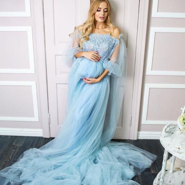 wraps & jackets sky blue maternity dresses a line long sleeve gown for poshoot boudoir lingerie robe bathrobe nightwear babydoll, White
wraps & jackets sky blue maternity dresses a line long sleeve gown for poshoot boudoir lingerie robe bathrobe nightwear babydoll, White