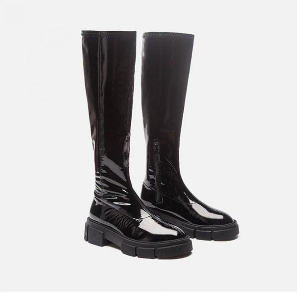 boots women platform shoes woman 2021 winter warm snow black patent leather zipper knee high flats stretch
boots women platform shoes woman 2021 winter warm snow black patent leather zipper knee high flats stretch