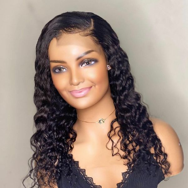 long curly lace front synthetic wigs fiber for women/girl middle parting curly synthetic wig with baby hair preplucked daily use, Black
long curly lace front synthetic wigs fiber for women/girl middle parting curly synthetic wig with baby hair preplucked daily use, Black