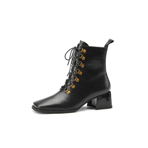boots morazora genuine leather boots thick heels square toe autumn winter ankle fashion lace up ladies shoes black1 c1hb, Black
boots morazora genuine leather boots thick heels square toe autumn winter ankle fashion lace up ladies shoes black1 c1hb, Black