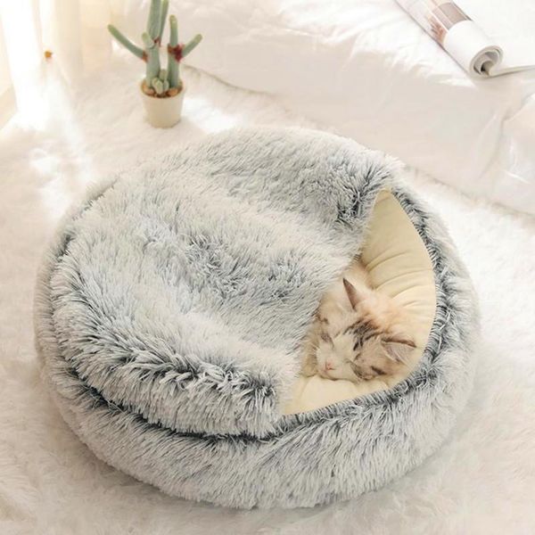 pet dog cat bed round long plush semi-enclosed house deep sleeping bag kennel cushion nest for puppies kitten beds & furniture
pet dog cat bed round long plush semi-enclosed house deep sleeping bag kennel cushion nest for puppies kitten beds & furniture
