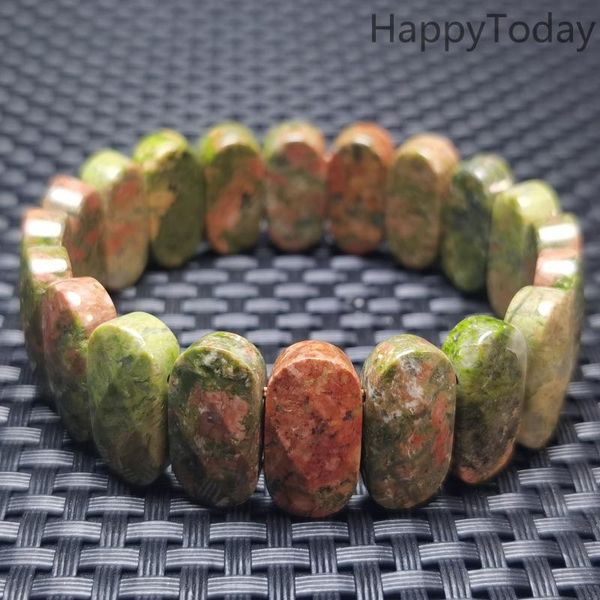 natural unakite bracelets geometry long beaded stone wrap bracelet elastic bangle, Black
natural unakite bracelets geometry long beaded stone wrap bracelet elastic bangle, Black
