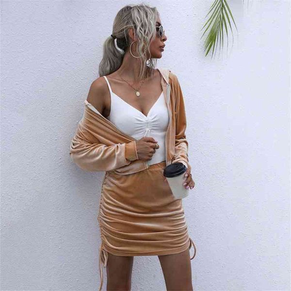 women's jackets coats suit autumn and winter flannel cardigan hooded sweater short skirt two piece set 1sva, Black;brown
women's jackets coats suit autumn and winter flannel cardigan hooded sweater short skirt two piece set 1sva, Black;brown