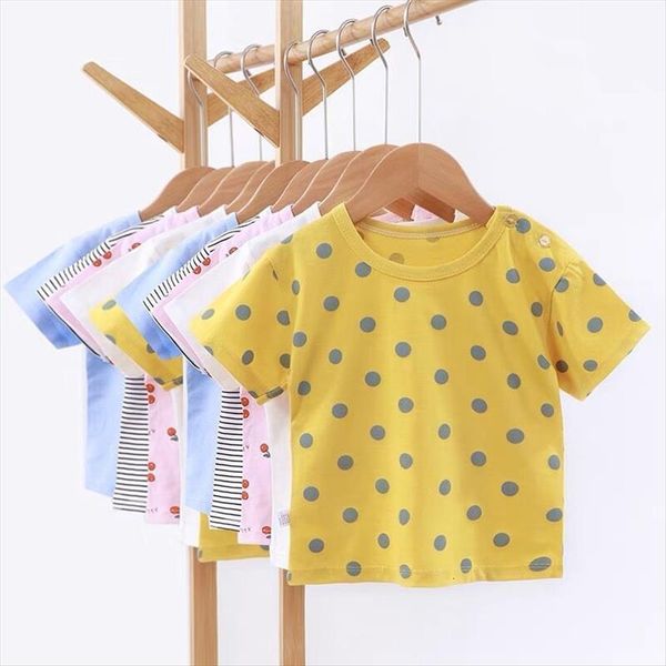 summer childrens birthday clothing baby dot print short sleeve basic cartoon t shirt for kids boy, Blue
summer childrens birthday clothing baby dot print short sleeve basic cartoon t shirt for kids boy, Blue
