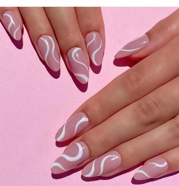 false nails 24pcs french wave design fake summer style gradient pink purple heart flower nail art tools, Red;gold
false nails 24pcs french wave design fake summer style gradient pink purple heart flower nail art tools, Red;gold