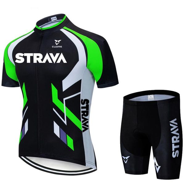racing sets 2021 strava pro team summer cycling jersey set men short sleeve breathable bike mountain mtb man clothes, Black;blue
racing sets 2021 strava pro team summer cycling jersey set men short sleeve breathable bike mountain mtb man clothes, Black;blue