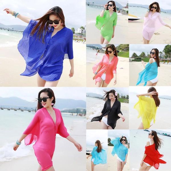 men women all-match chiffon beach cover up swimsuit kimono cardigan shawl wrap bandanna autumn winter scarves, Blue;gray
men women all-match chiffon beach cover up swimsuit kimono cardigan shawl wrap bandanna autumn winter scarves, Blue;gray