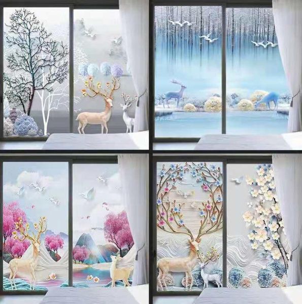 window stickers frosted glass sticker, bright and opaque, balcony door, window, bathroom nordic style elk
window stickers frosted glass sticker, bright and opaque, balcony door, window, bathroom nordic style elk