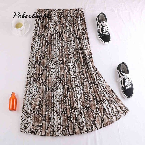 skirts autumn winter women vintage elegant leopard skirt women snake print high waist pleated skirts womens casual female m7c8, Black
skirts autumn winter women vintage elegant leopard skirt women snake print high waist pleated skirts womens casual female m7c8, Black