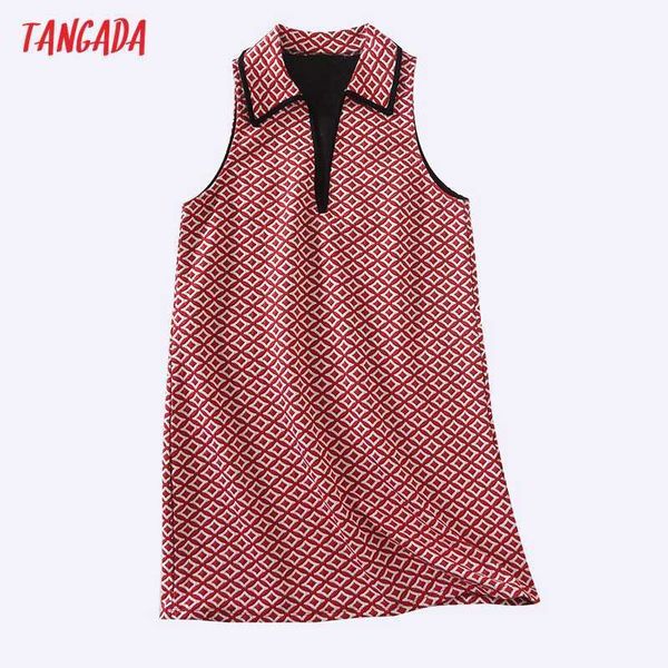 tangada women geometry jaquared shirt robe dress sleeveless turn down collar ladies mini dress vestidos 6h95 210609, Black;gray
tangada women geometry jaquared shirt robe dress sleeveless turn down collar ladies mini dress vestidos 6h95 210609, Black;gray