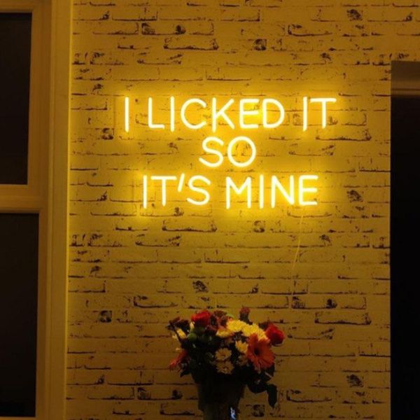 other event & party supplies i licked it so it's mine light neon sign custom decor led lights signs for wall decoration
other event & party supplies i licked it so it's mine light neon sign custom decor led lights signs for wall decoration