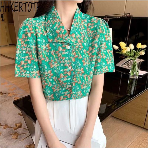 summer korean women shirts chiffon blouses short sleeve print plus size 210531, White
summer korean women shirts chiffon blouses short sleeve print plus size 210531, White