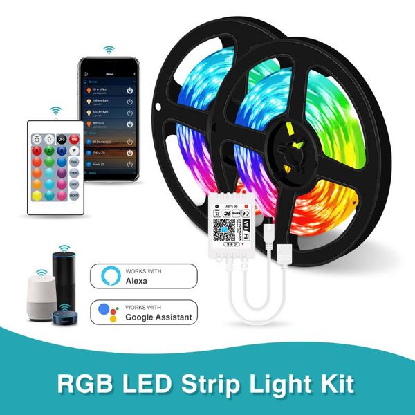 strips rgb led strip light dc 12v 30 leds/m tape lights with app wifi control for amazon alexa google 5m 10m 15m 20m
strips rgb led strip light dc 12v 30 leds/m tape lights with app wifi control for amazon alexa google 5m 10m 15m 20m