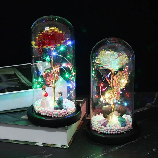 decorative flowers & wreaths led enchanted galaxy rose eternal 24k gold foil flower with fairy string lights in dome for wedding decor valen
decorative flowers & wreaths led enchanted galaxy rose eternal 24k gold foil flower with fairy string lights in dome for wedding decor valen