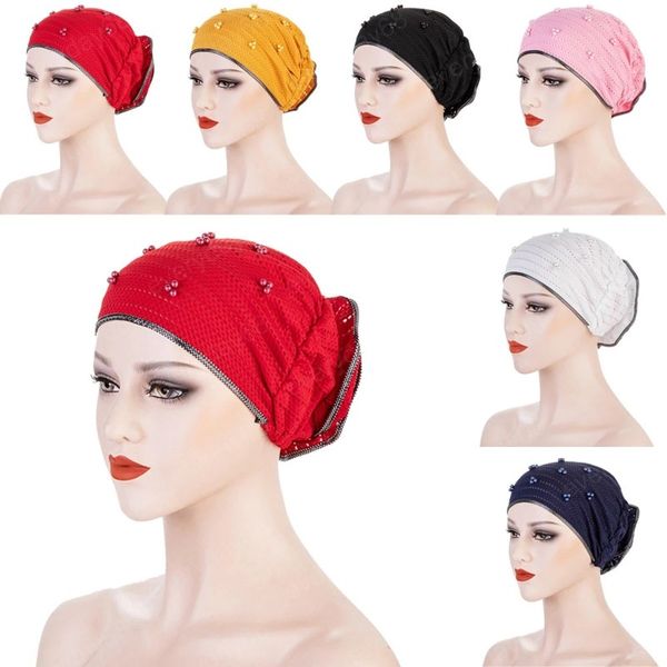 muslim hijabs lace bonnet turban cap large flower beads women fashion headscarf islamic elegant head cap headwrap female turbantes, Blue;gray
muslim hijabs lace bonnet turban cap large flower beads women fashion headscarf islamic elegant head cap headwrap female turbantes, Blue;gray