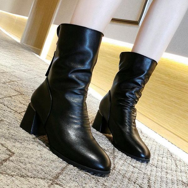 boots size 35-40 2021 ankle women winter europe style pretty zipper shoes woman high heels lady all black rain boot
boots size 35-40 2021 ankle women winter europe style pretty zipper shoes woman high heels lady all black rain boot