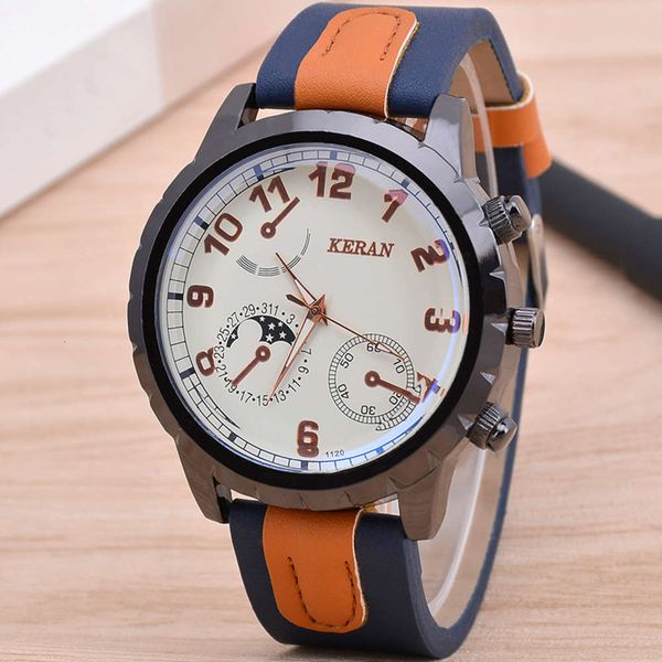 watch fashion men's belt sports colorful three eye blu ray, Slivery;brown
watch fashion men's belt sports colorful three eye blu ray, Slivery;brown