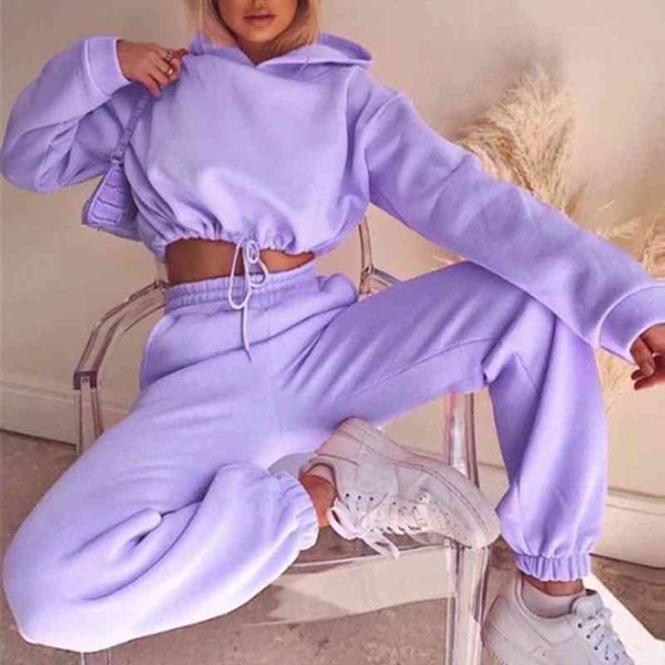 tracksuit two piece set womens casual solid color long sleeved hoodie trousers sweatershirt sports suit, White
tracksuit two piece set womens casual solid color long sleeved hoodie trousers sweatershirt sports suit, White