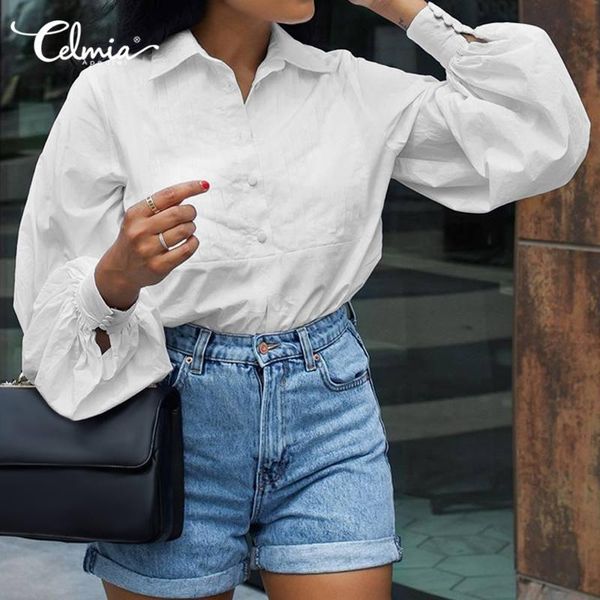stylish women shirt white blouses celmia autumn elegant long lantern sleeve casual shirts solid lapel pleated office blusas women's &
stylish women shirt white blouses celmia autumn elegant long lantern sleeve casual shirts solid lapel pleated office blusas women's &