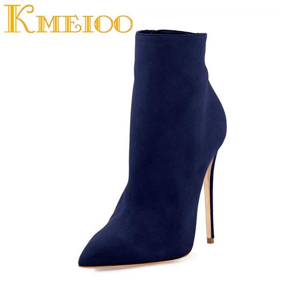 boots kmeioo women short pointed toe ankle size zipper stiletto high heels party wedding pumps dress shoes 12cm, Black
boots kmeioo women short pointed toe ankle size zipper stiletto high heels party wedding pumps dress shoes 12cm, Black