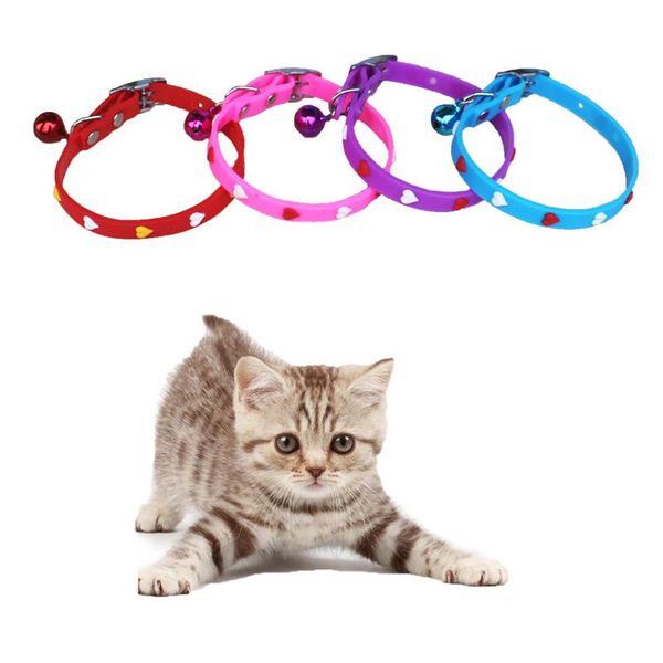 cat collars & leads 1pcs rubber pet collar adjustable kitten heart decor bell for small and medium dogs dorakitten
cat collars & leads 1pcs rubber pet collar adjustable kitten heart decor bell for small and medium dogs dorakitten