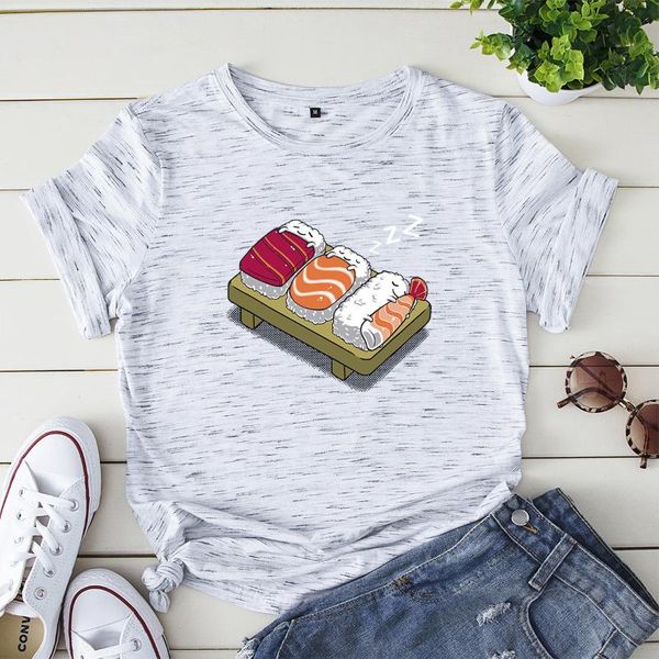 100% cotton sweat-absorbing breathable women sushi print t shirts base o-neck short tshirt white tee girls shirt women's t-shirt
100% cotton sweat-absorbing breathable women sushi print t shirts base o-neck short tshirt white tee girls shirt women's t-shirt