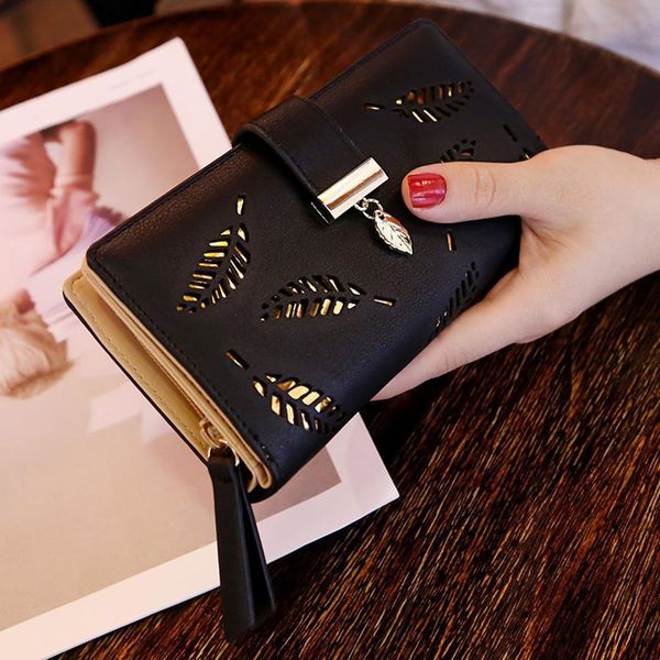 women wallet pu leather purse female long wallets gold leaves pouch handbag for coin card holders clutch, Red;black
women wallet pu leather purse female long wallets gold leaves pouch handbag for coin card holders clutch, Red;black